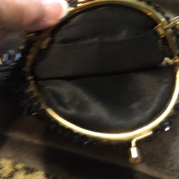 Black Beaded Purse - Picture 2 of 5